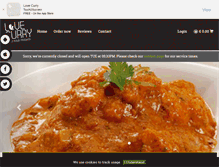 Tablet Screenshot of love-curryonline.com